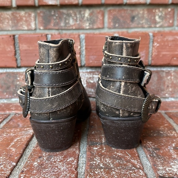 Circle G by Corral Cowhide Round Toe Boot with Studs Women's Size 7.5 - Picture 4 of 8